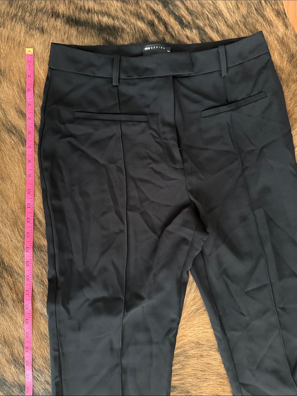 ASOS Tall Classic Black Dress Pants with slits - Picture 2 of 8